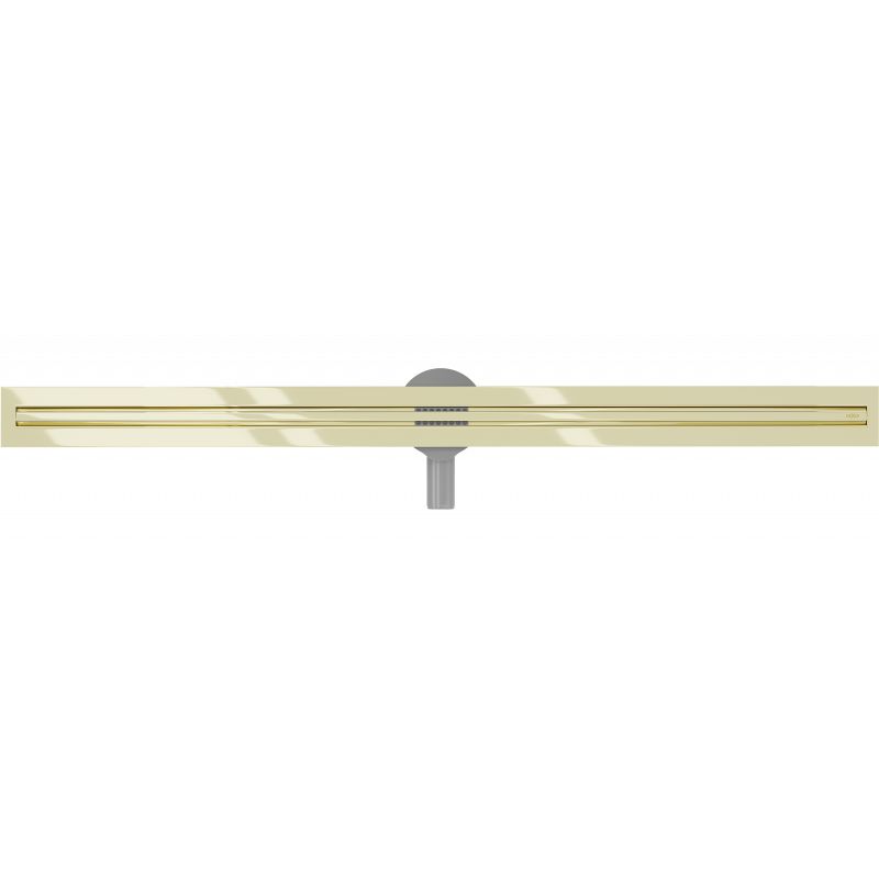 Odpływ liniowy slim Mexen Flat 360 złoty 150 cm
