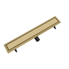 Odpływ liniowy Vogi ruszt Duo pod płytkę 80 cm złoty 1 szt.