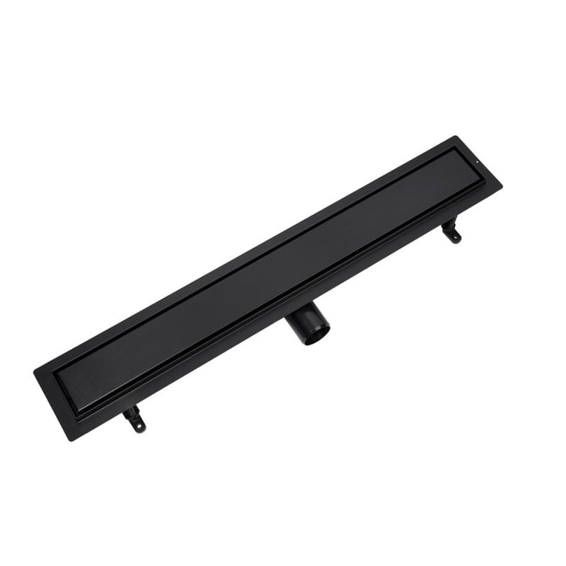 Odpływ liniowy Vogi ruszt Duo pod płytkę 90 cm czarny 1 szt.