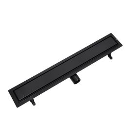 Odpływ liniowy Vogi ruszt Duo pod płytkę 90 cm czarny 1 szt.