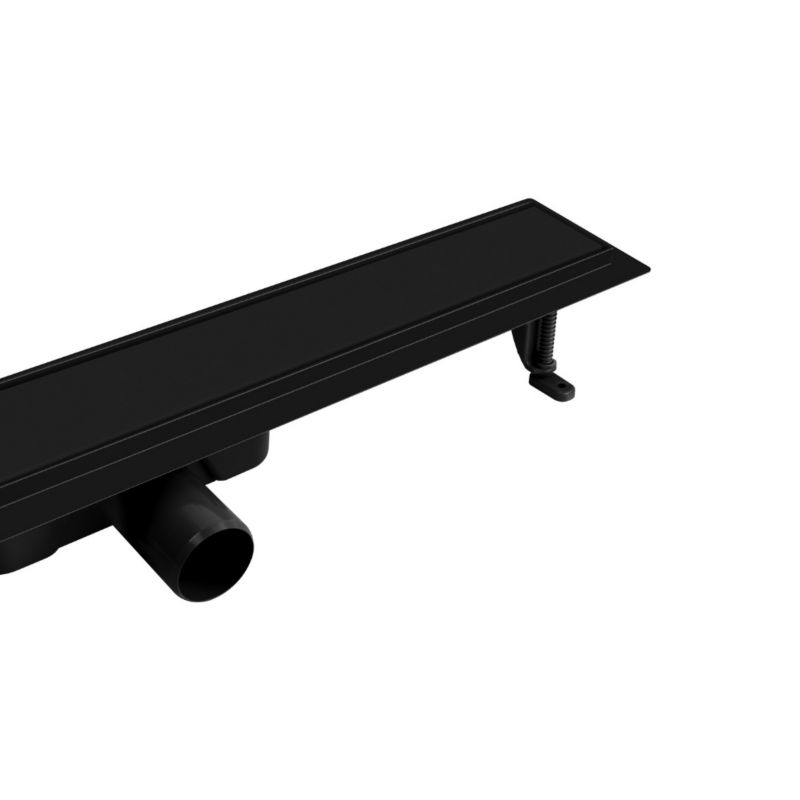 Odpływ liniowy Vogi ruszt Duo pod płytkę 90 cm czarny 1 szt.