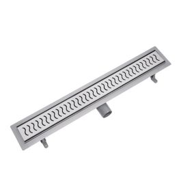 Odpływ liniowy Vogi ruszt fale Onda 60 cm stalowy 1 szt.