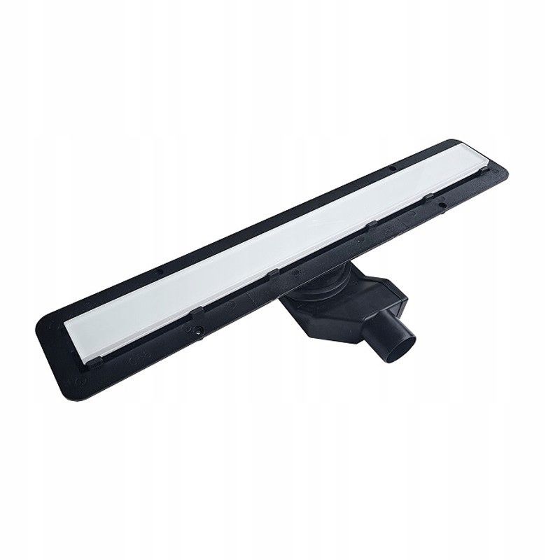 Odwodnienie prysznicowe Seamless White Glass Steel Drain Bravat 850mm białe 1 szt.