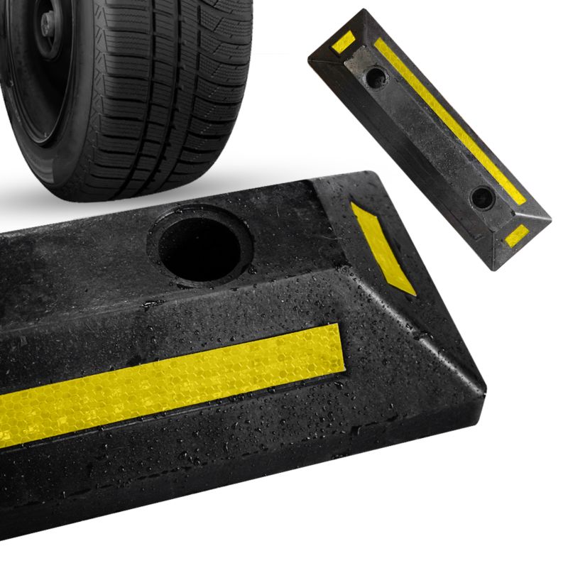 Ogranicznik Separator Parkingowy Gumowy Odbojnica Najazd Blokada 55cm 2 szt.