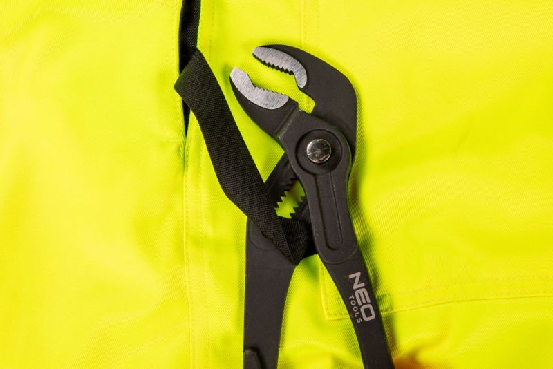 Ogrodniczki robocze unisex NEO TOOLS S intensywna widzialność 1 szt.