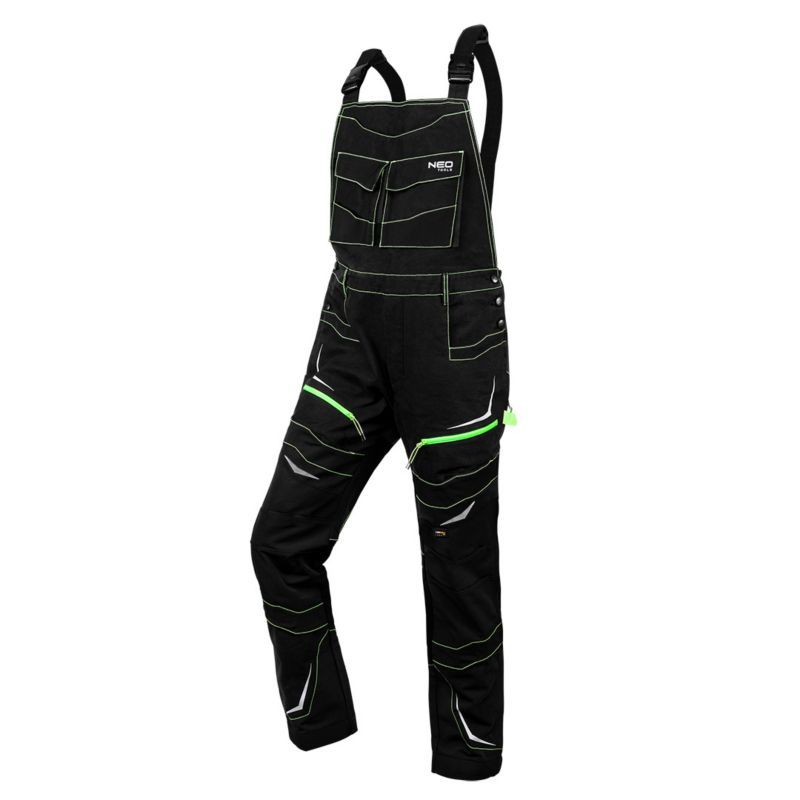Ogrodniczki robocze unisex NEO TOOLS XXL czarne 1 szt.
