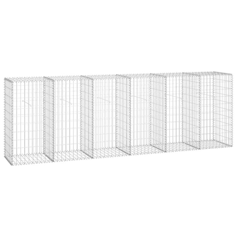 Ogrodzenie gabionowe vidaxl 300 x 50 x 100 cm 2 szt