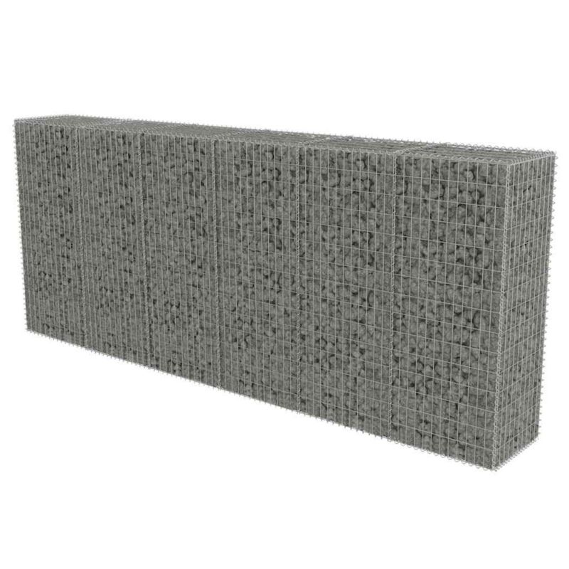 Ogrodzenie gabionowe vidaxl 300 x 50 x 150 cm 2 szt