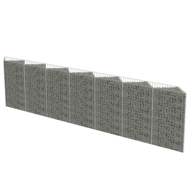 Ogrodzenie gabionowe vidaxl 450 x 30 x 100 cm 2 szt