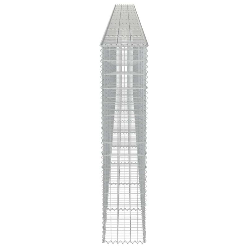 Ogrodzenie gabionowe vidaxl 600 x 30 x 150 cm 3 szt