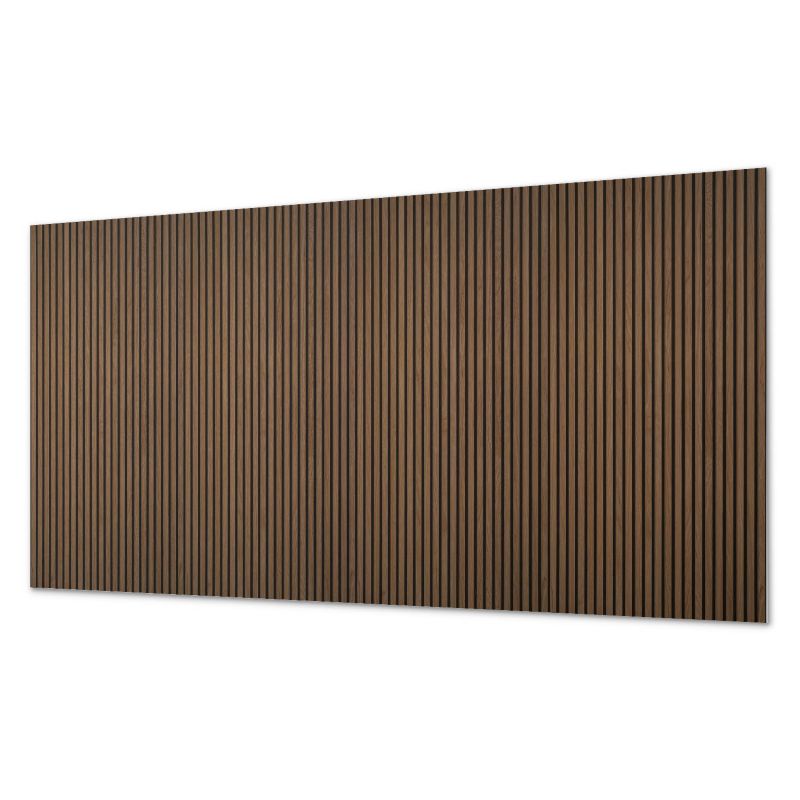Okładzina Ścienna Z Grafiką PCV ArtPrintCave 120x60 cm Pionowe drewniane lamele 1 szt.