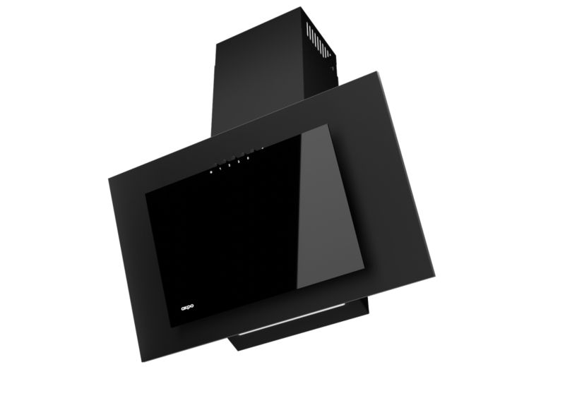 Okap kominowy akpo wk-4 nero 2.0 50cm czarny mat 1szt.