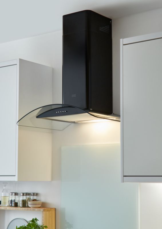 Komínový odsavač par CHB60 60 cm černý.