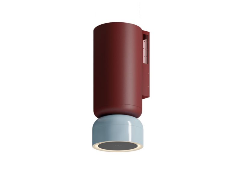 Okap kominowy Ciarko Icon Burgundy Satin/Baby Blue Gloss 1szt.