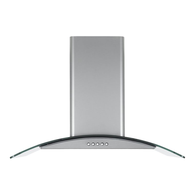 Okap kominowy stal / szkło 60 cm inox