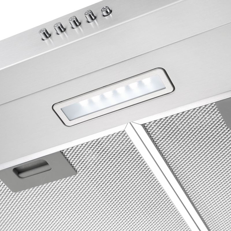 Okap kominowy T 60 cm inox