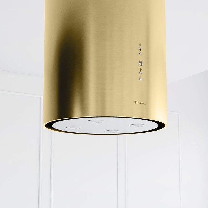 Okap kuchenny GLOBALO Cylindro Isola 39.7 Light Gold Mat 1szt.