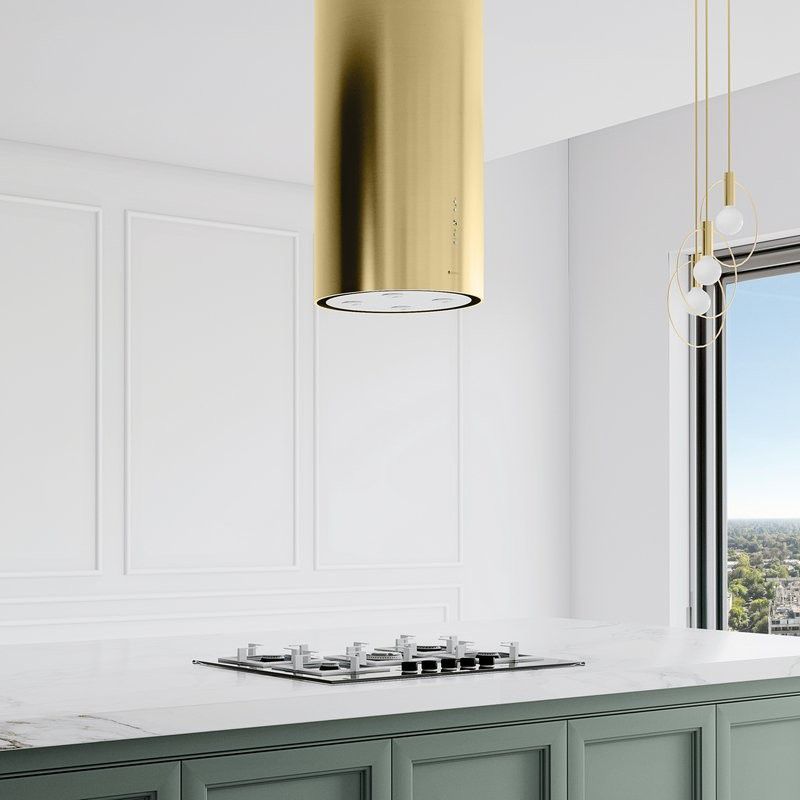 Okap kuchenny GLOBALO Cylindro Isola 39.7 Light Gold Mat 1szt.