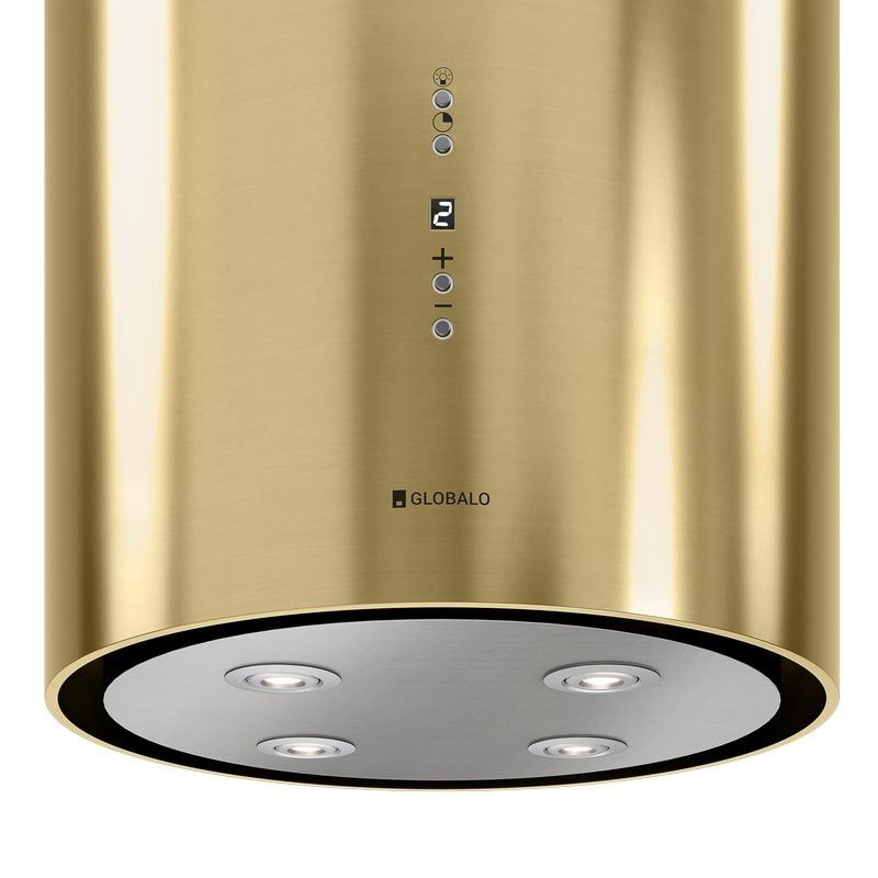 Okap kuchenny GLOBALO Cylindro Isola 39.7 Light Gold Mat 1szt.