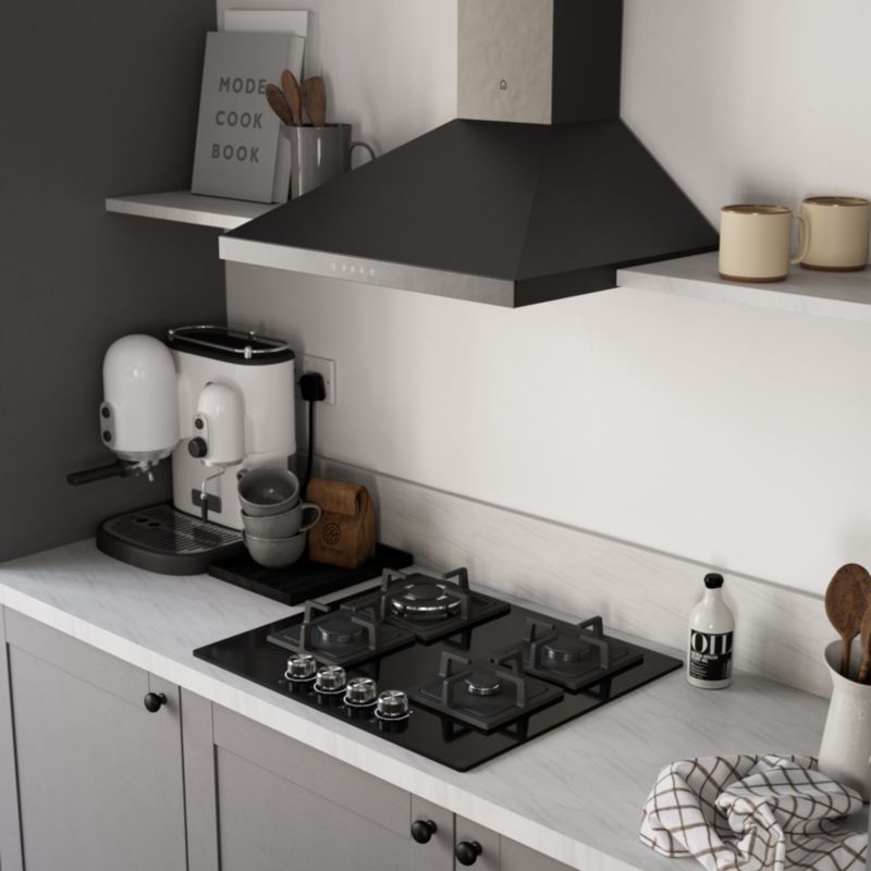 Okap kuchenny GoodHome 60 cm czarny