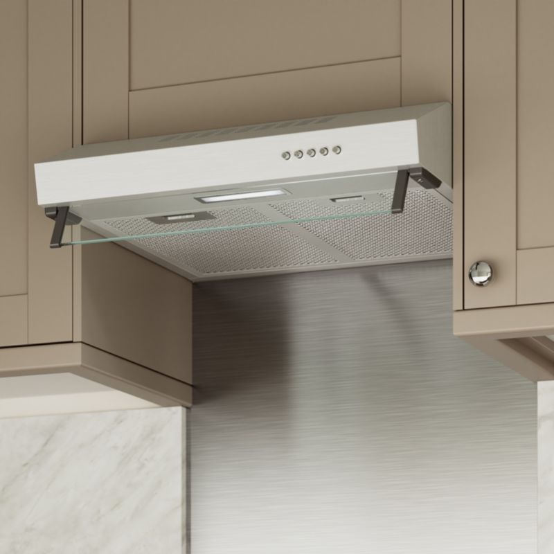 Okap kuchenny podszafkowy 50 cm inox