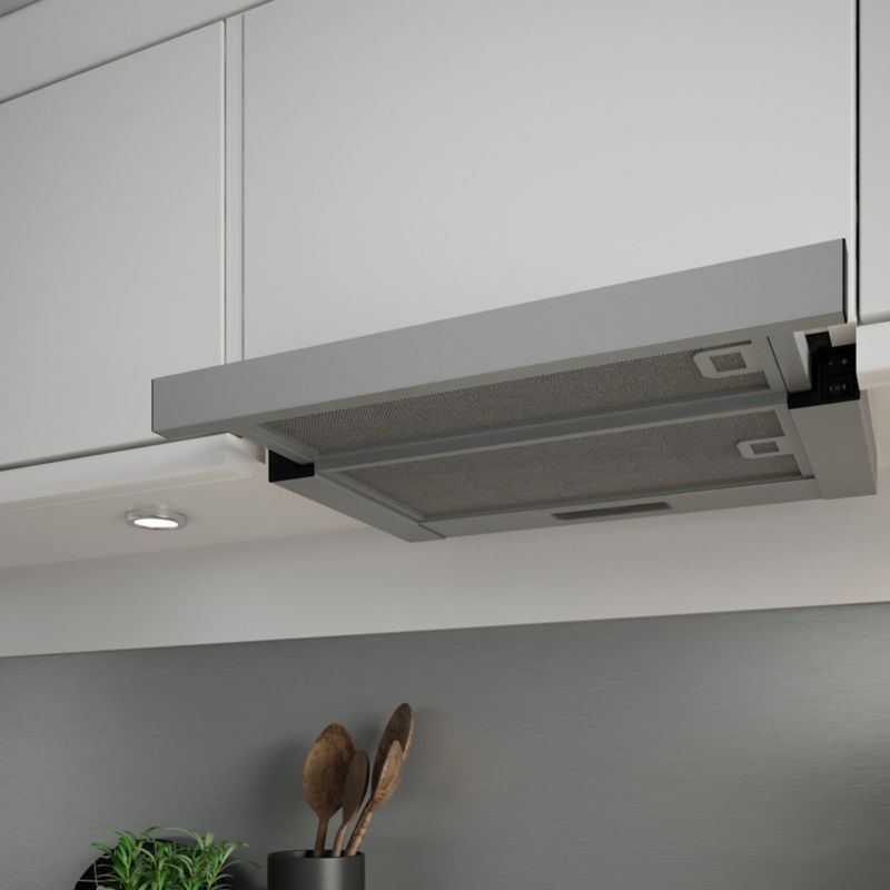 Okap szufladowy 50 cm inox