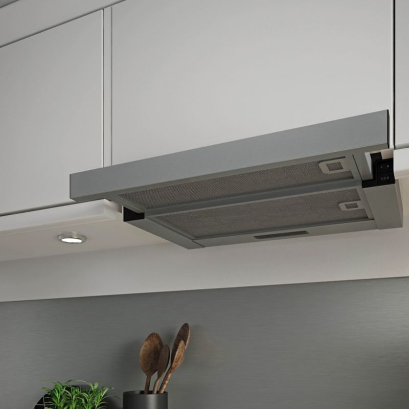 Okap szufladowy 50 cm inox