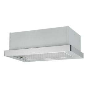 Okap teleskopowy 60 cm inox