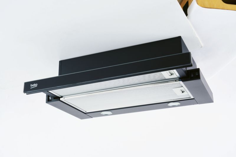 Okap teleskopowy Beko HNT62210 czarny
