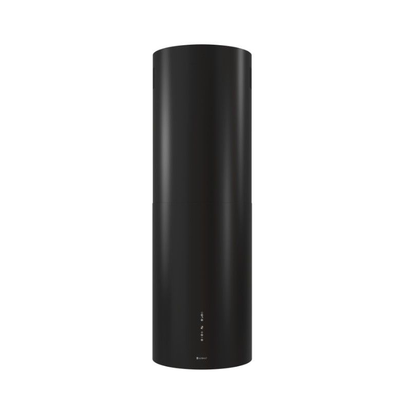 Okap wyspowy GLOBALO CYLINDRO ISOLA 39.7 black 742 m3/h 39cm 1szt.