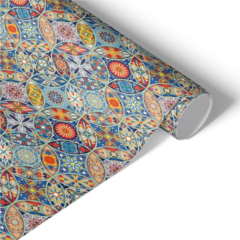 Okleina na Meble Tulup 75x150 cm Barwna mozaika Okleina Na Biurko I Regał 1 rol.