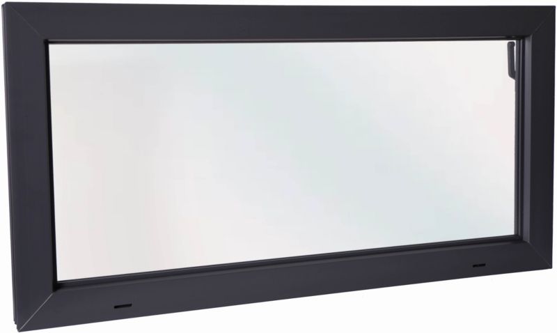Okno gospodarcze ACO PCV 100 x 50 cm antracyt
