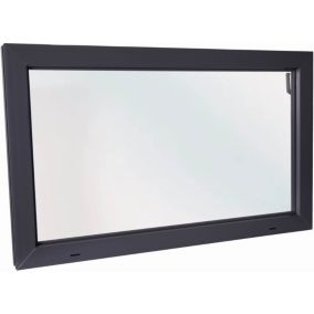 Okno gospodarcze ACO PCV 100 x 60 cm antracyt
