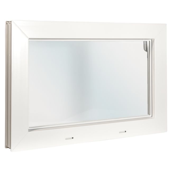 Okno gospodarcze ACO PVC 60 x 40 cm białe