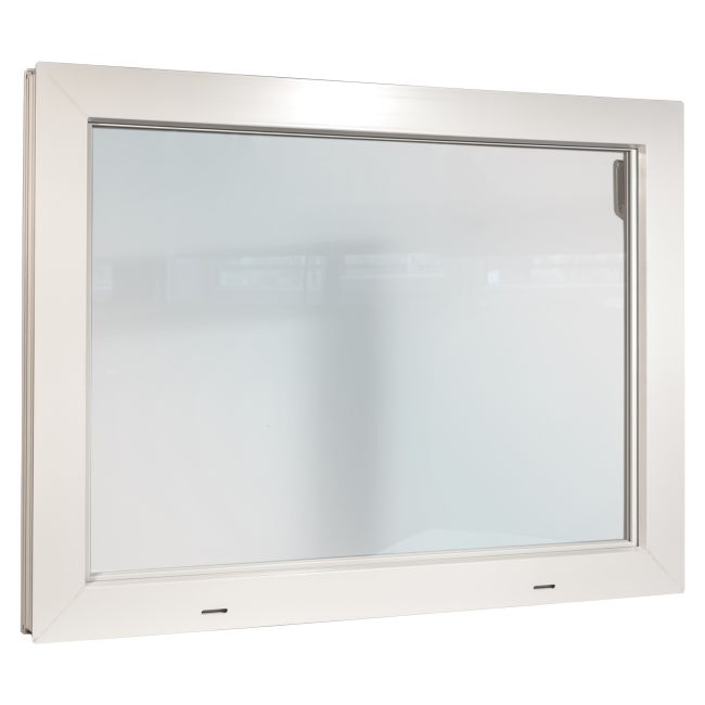 Okno gospodarcze ACO PVC 80 x 60 cm białe