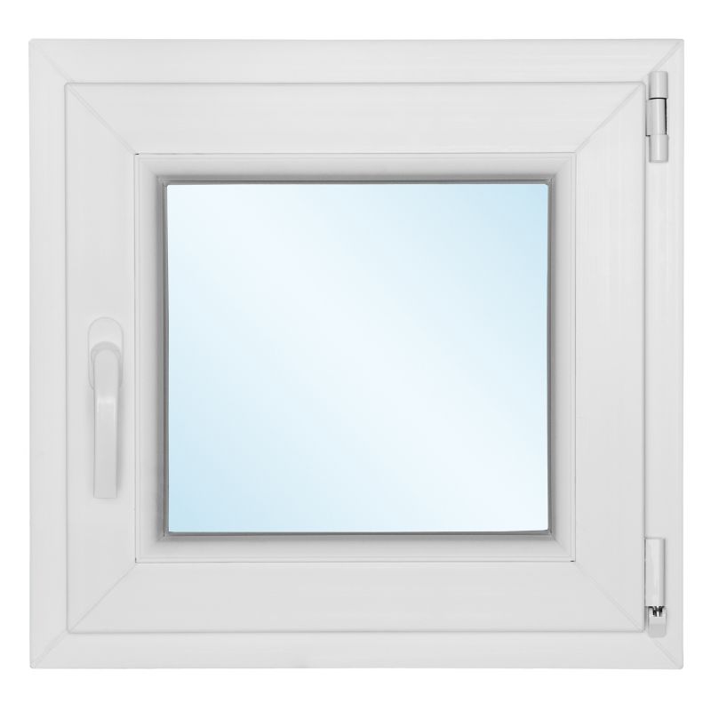Okno PCV rozwierno - uchylne 565 x 535 mm prawe