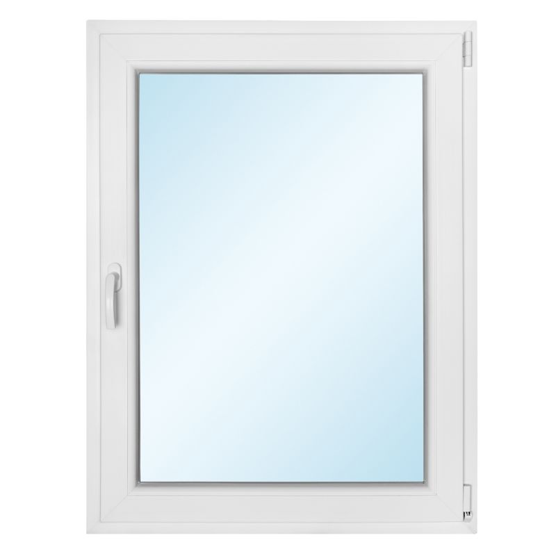 Okno PCV rozwierno - uchylne 865 x 1135 mm prawe