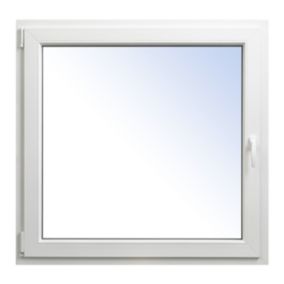 Okno PCV rozwierno-uchylne dwuszybowe 1165 x 1135 mm lewe białe