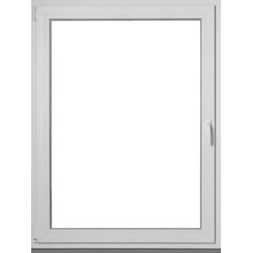 Okno PCV rozwierno-uchylne dwuszybowe 1165 x 1435 mm lewe białe