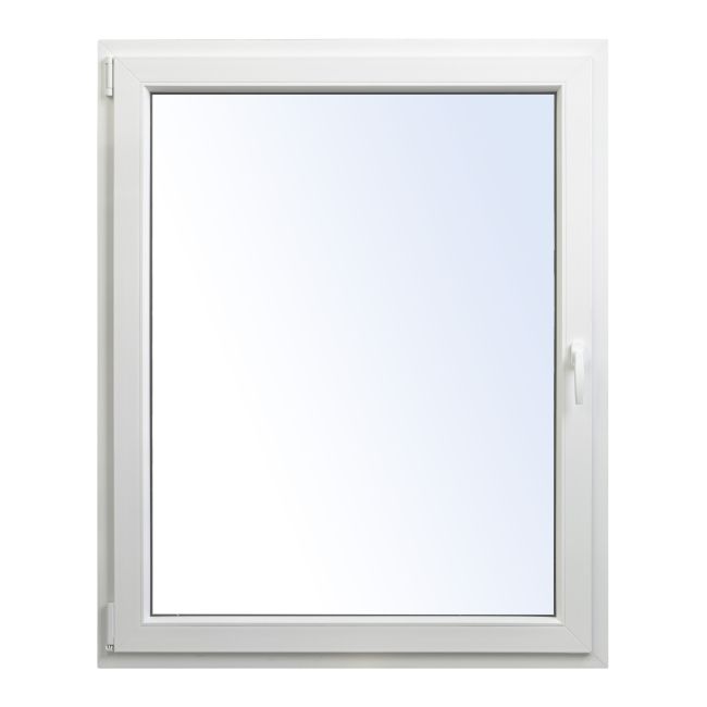Okno PCV rozwierno-uchylne dwuszybowe 1165 x 1435 mm lewe białe