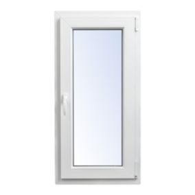 Okno PCV rozwierno-uchylne dwuszybowe 565 x 1135 mm prawe białe