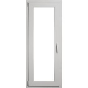 Okno PCV rozwierno-uchylne dwuszybowe 565 x 1435 mm lewe białe