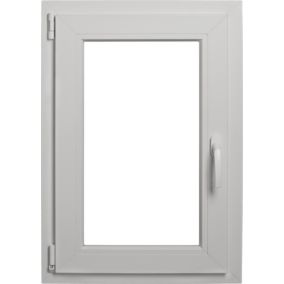 Okno PCV rozwierno-uchylne dwuszybowe 565 x 835 mm lewe białe