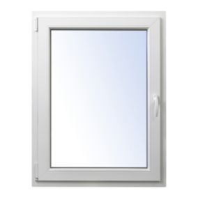 Okno PCV rozwierno-uchylne dwuszybowe 865 x 1135 mm lewe białe