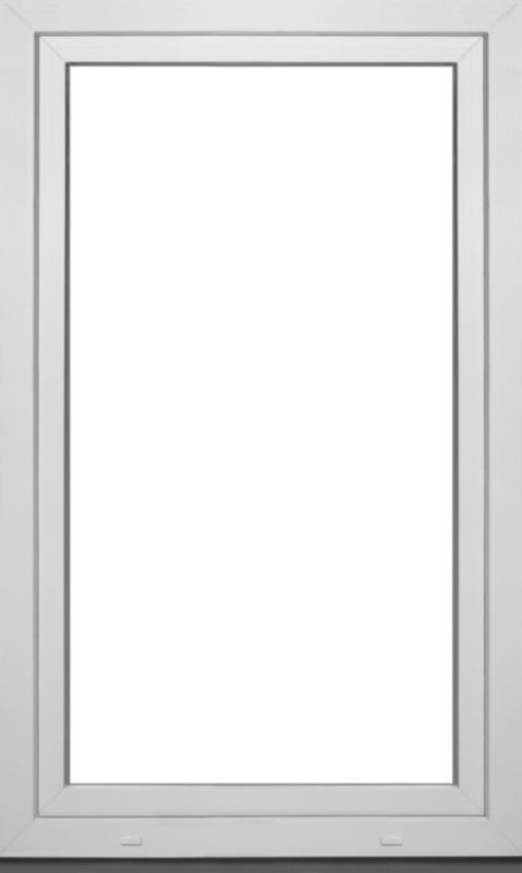 Okno PCV rozwierno-uchylne dwuszybowe 865 x 1435 mm lewe białe