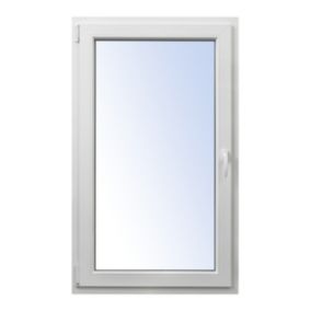 Okno PCV rozwierno-uchylne dwuszybowe 865 x 1435 mm lewe białe