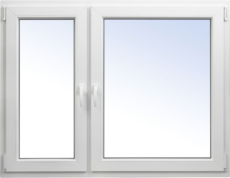 Okno PCV rozwierno-uchylne + rozwierne 1465 x 1135 mm lewe