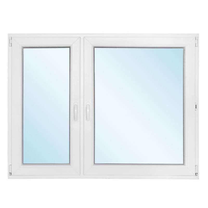 Okno PCV rozwierno-uchylne + rozwierne z mikrowentylacją 1465 x 1135 mm lewe