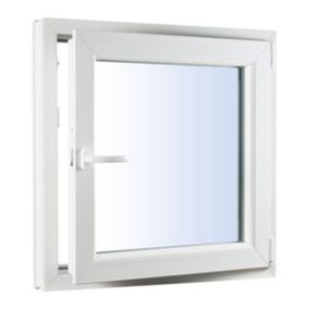 Okno PCV rozwierno-uchylne trzyszybowe 1165 x 1135 mm prawe białe