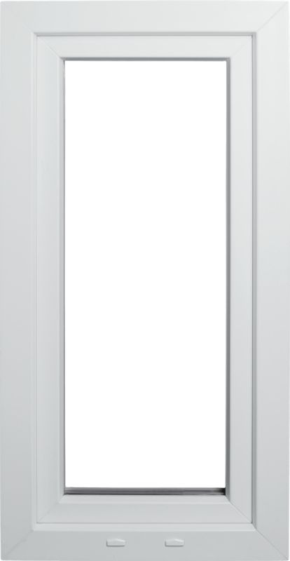 Okno PCV rozwierno-uchylne trzyszybowe 565 x 1135 mm lewe białe